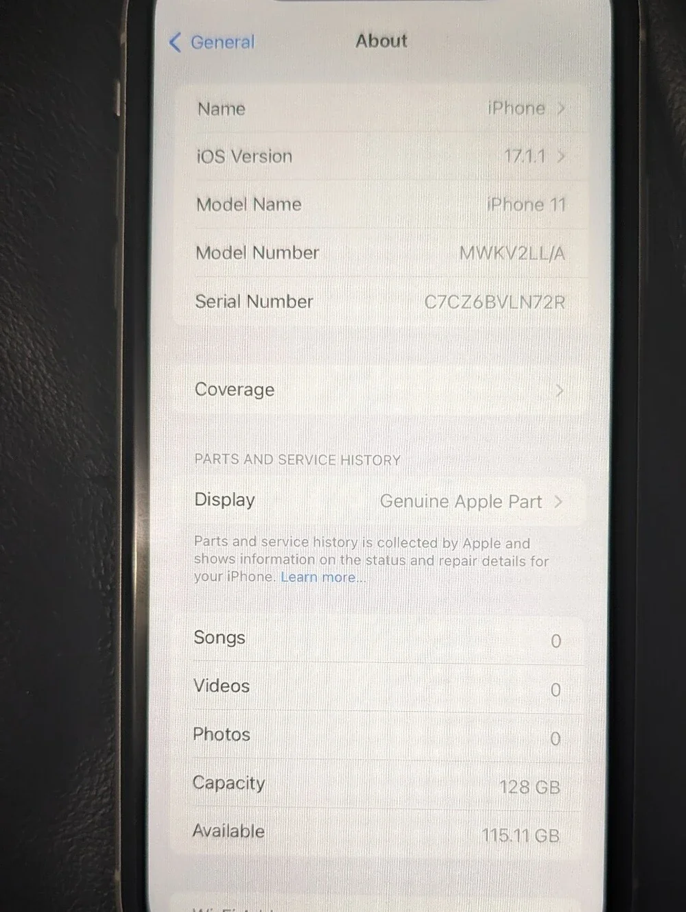 128gb iPhone 11 - Unlocked